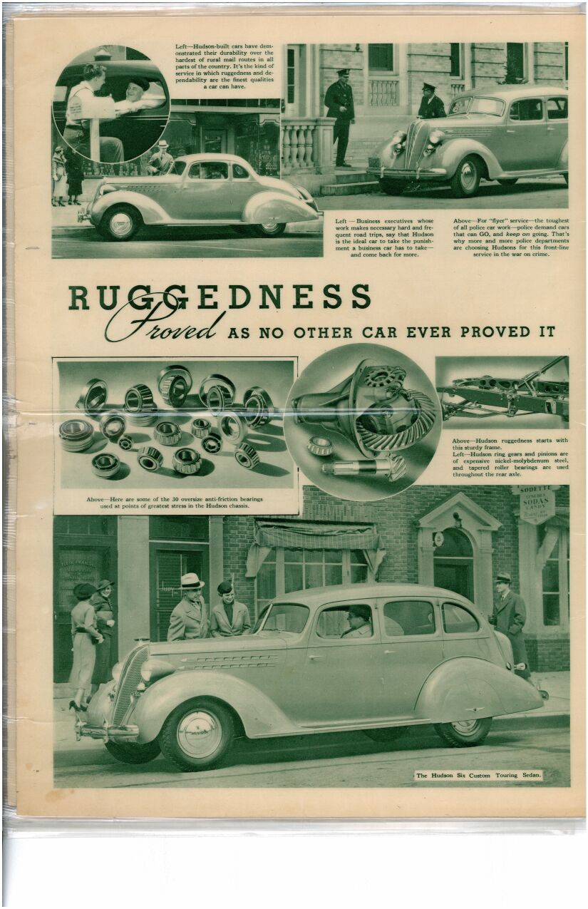 1936 Hudson Pictorial News Page 2